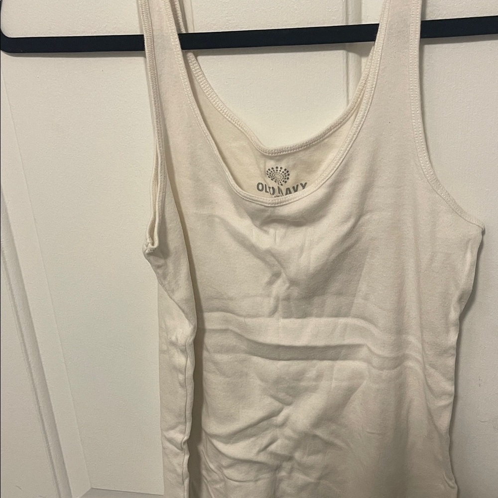 Old Navy Women's Off-White Tank Top